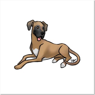 Dog - Great Dane - Fawn Natural Posters and Art